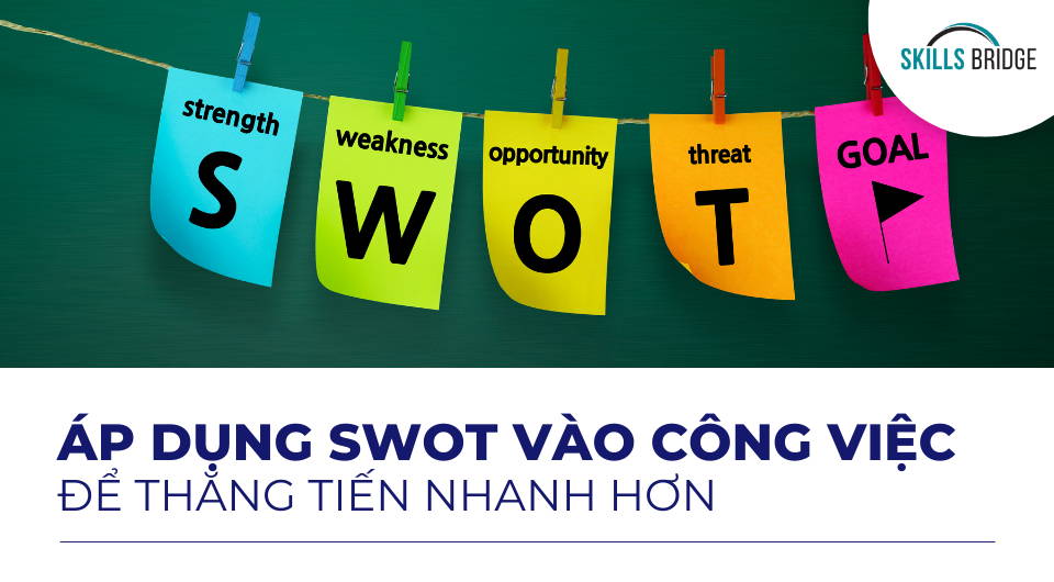 Áp dụng SWOT vào công việc để thăng tiến nhanh hơn - Skills Bridge