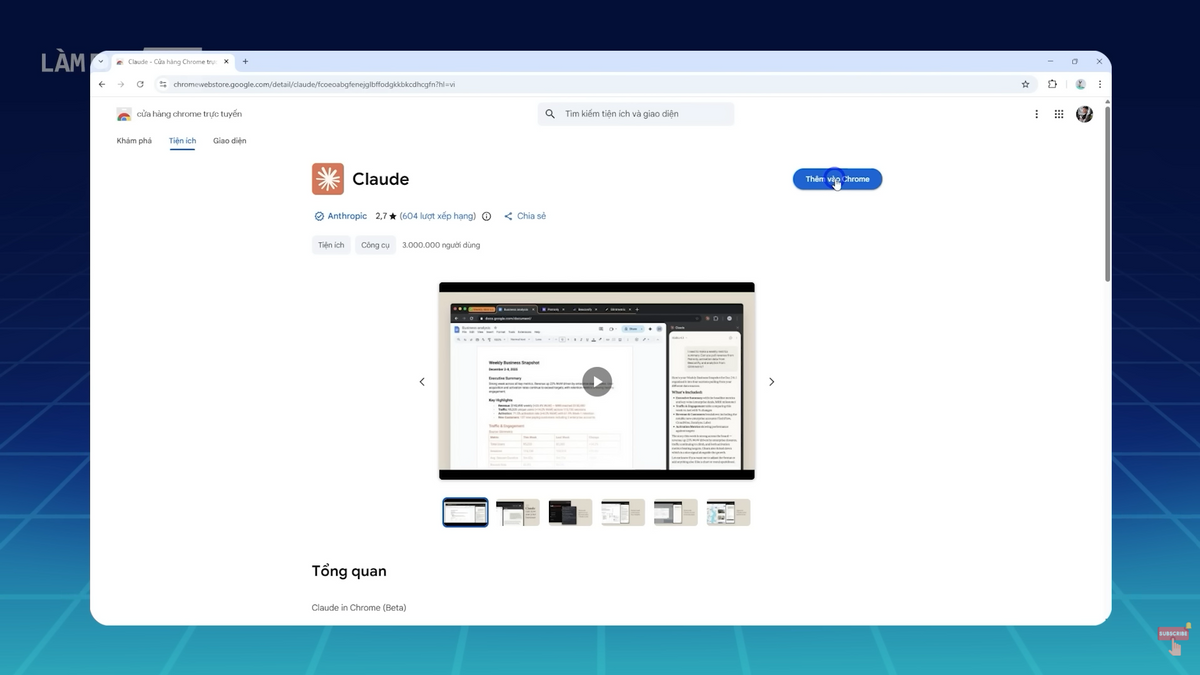 Cách Cài Đặt Và Sử Dụng Claude Extension For Chrome