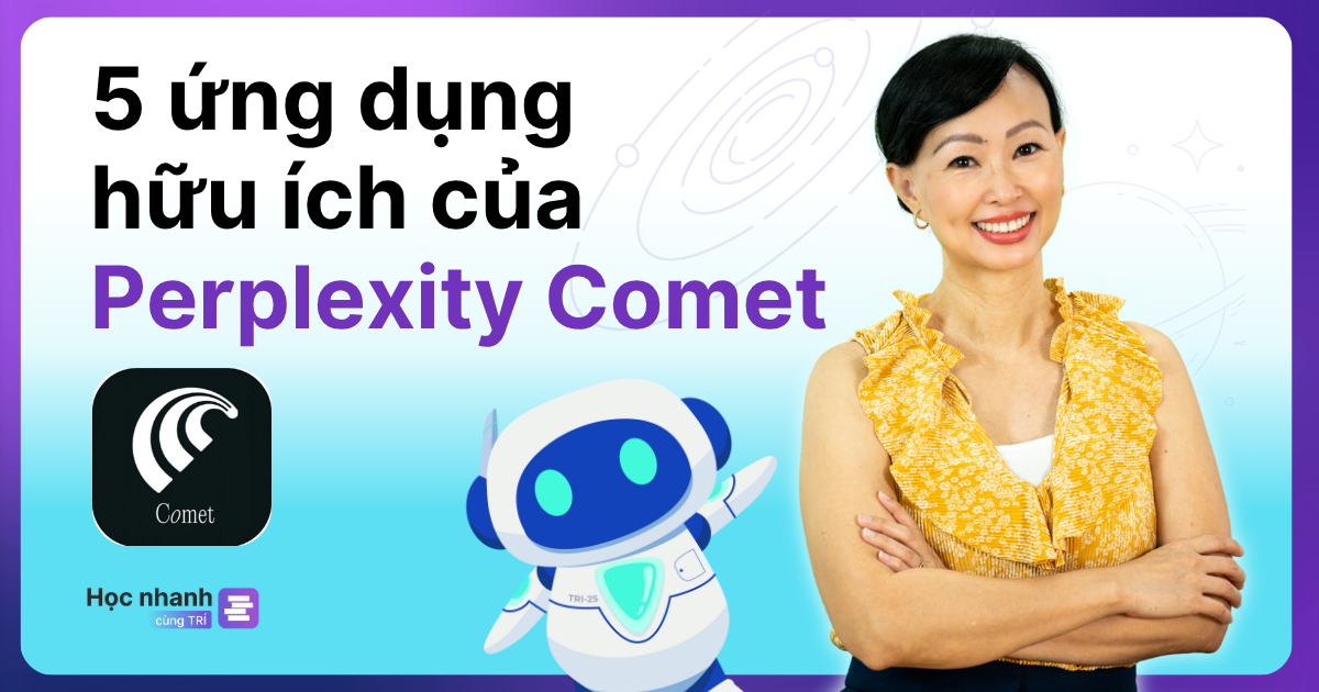 5 Ứng Dụng Không Thể Bỏ Qua Của Trình Duyệt AI Perplexity Comet