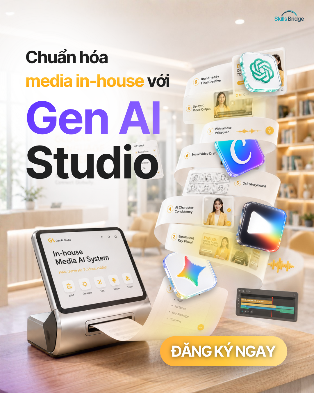 Gen AI Studio: X5 Số Lượng Hình Ảnh, Video Mà Không Tăng Thêm Chi Phí Và Nguồn Lực