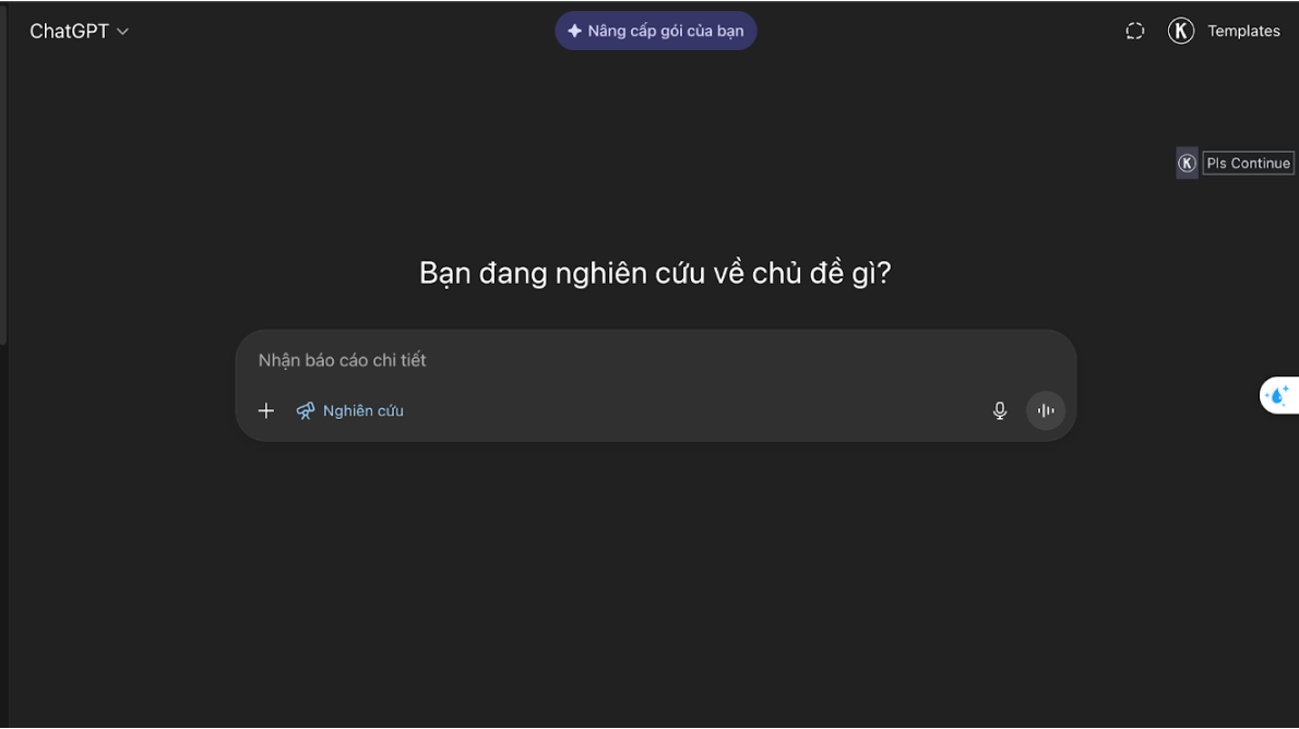 Nghiên cứu chuyên sâu với tính năng “Deep Research” tại ChatGPT