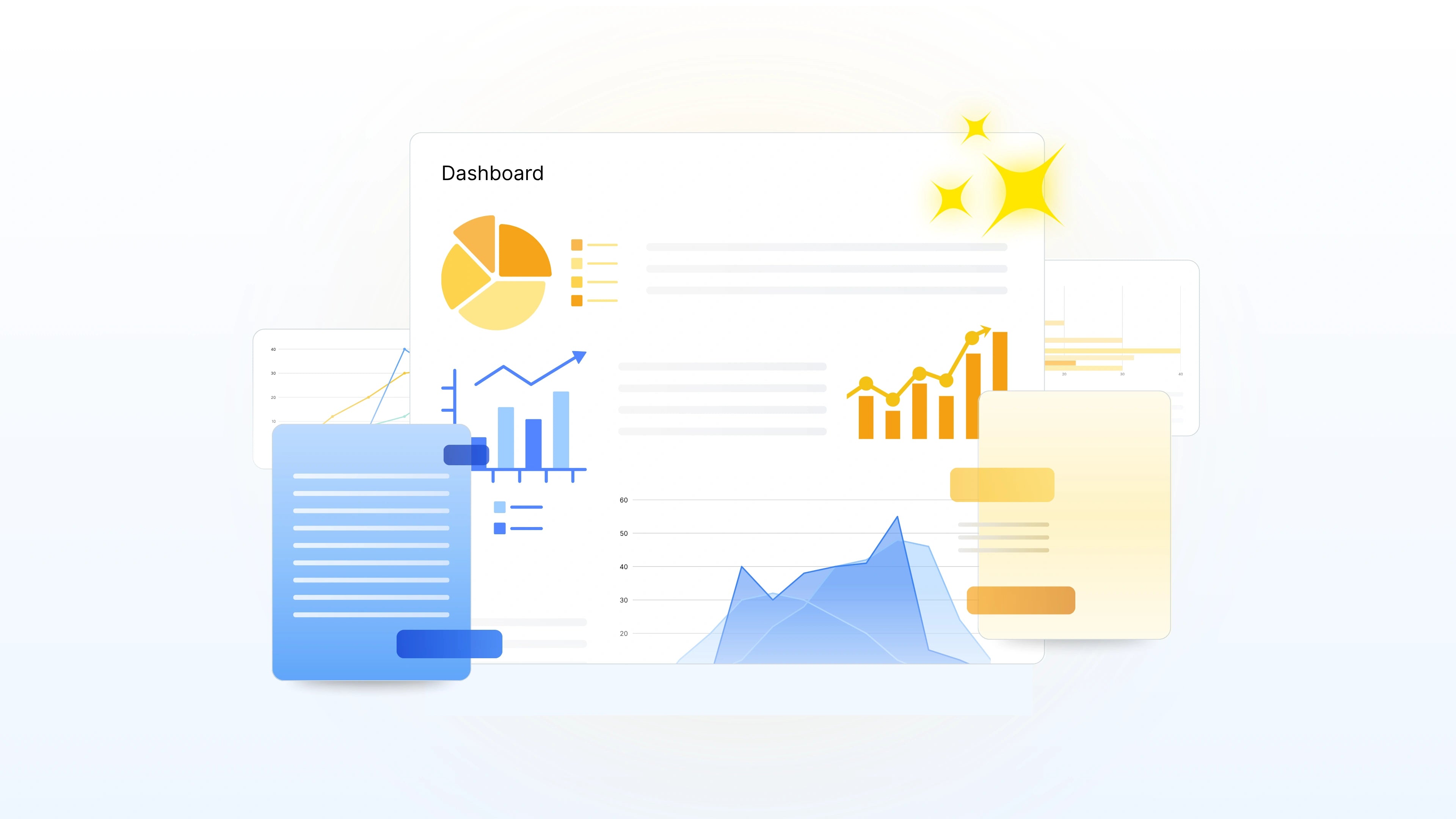 Thiết kế báo cáo đẹp, gọn gàng và logic với các biểu đồ tự động trong Looker Studio