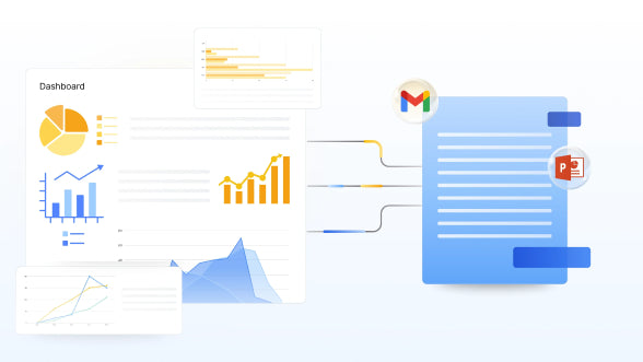 Gửi báo cáo Looker Studio qua email, tài liệu hoặc chia sẻ bằng link để trình chiếu nhanh chóng