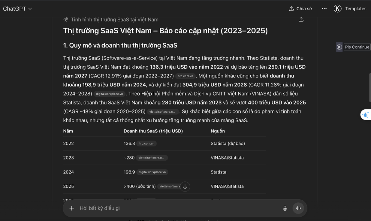 Nghiên cứu chuyên sâu với tính năng “Deep Research” tại ChatGPT Nghiên cứu chuyên sâu với tính năng “Deep Research” tại ChatGPT