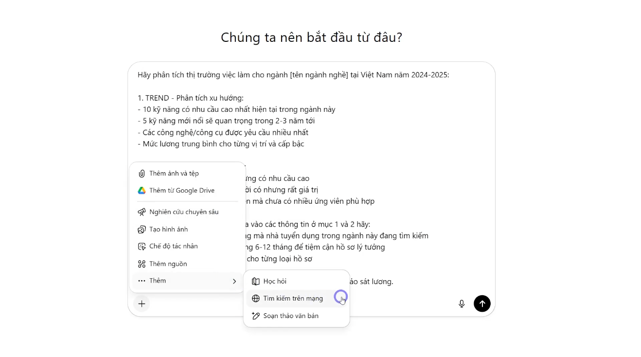 Nghiên cứu chuyên sâu với tính năng “Deep Research” tại ChatGPT Nghiên cứu chuyên sâu với tính năng “Deep Research” tại ChatGPT