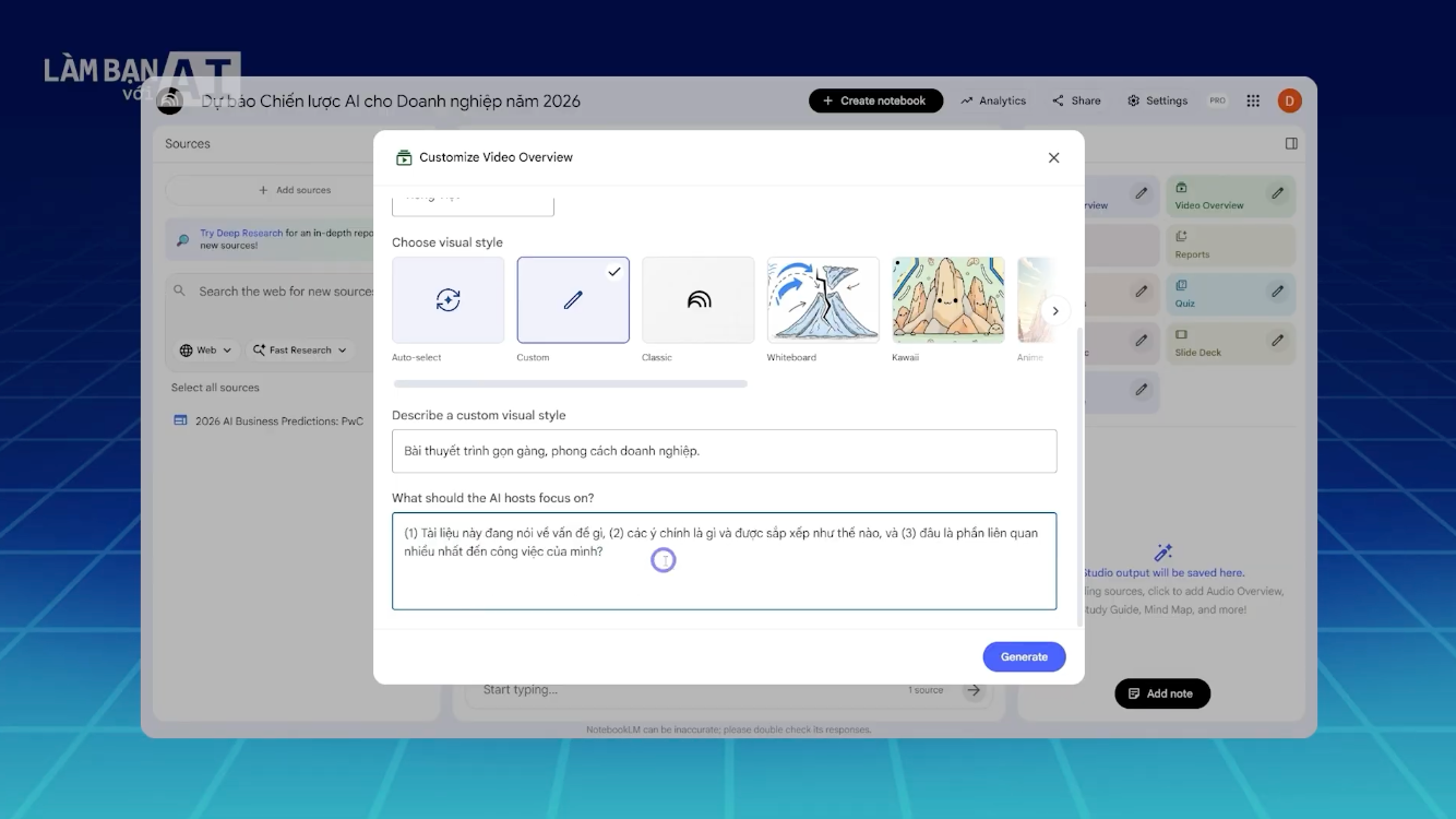 Nghiên cứu chuyên sâu với tính năng “Deep Research” tại ChatGPT Nghiên cứu chuyên sâu với tính năng “Deep Research” tại ChatGPT