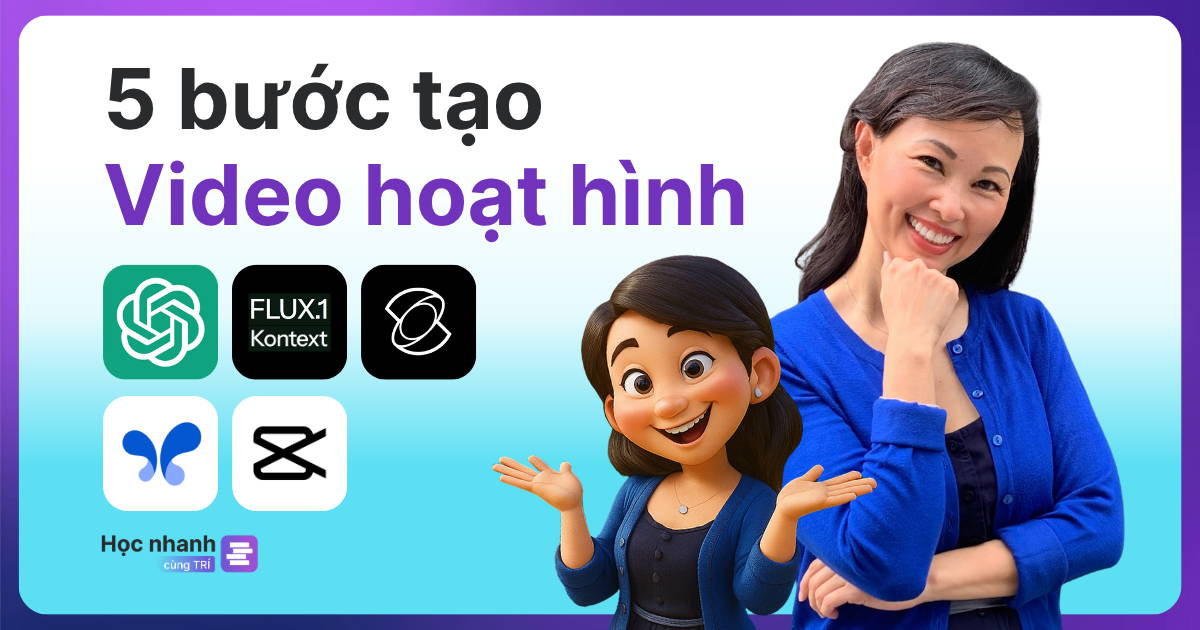 Tự Tạo Phim Hoạt Hình Với AI Siêu Nhanh Chỉ Với 5 Bước Đơn Giản!