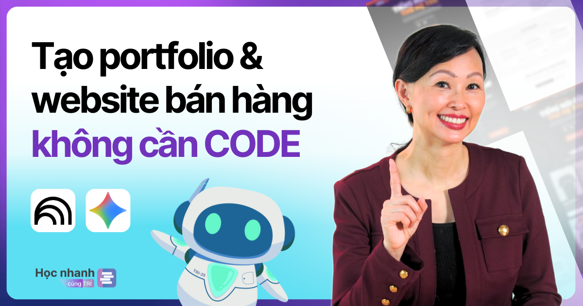 Tạo Portfolio Và Trang Web Bán Hàng Trong 5 Phút Với Gemini Và NotebookLM