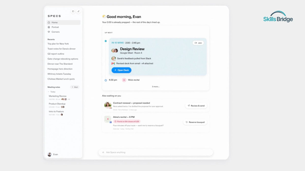 Snap ra mắt Specs Intelligence, AI chủ động gợi ý theo ngữ cảnh cá nhân