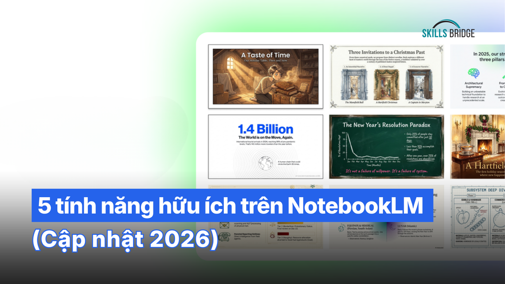 5 Tính Năng Hữu Ích Trên NotebookLM (Cập nhật 2026)