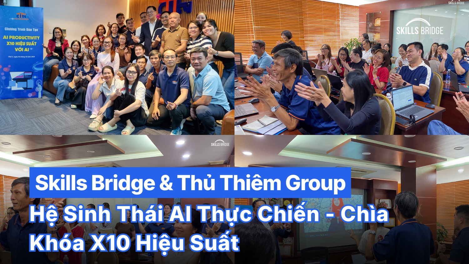 Hệ Sinh Thái AI Thực Chiến: Chìa Khóa X10 Hiệu Suất Cho Đội Ngũ Thủ Thiêm Group