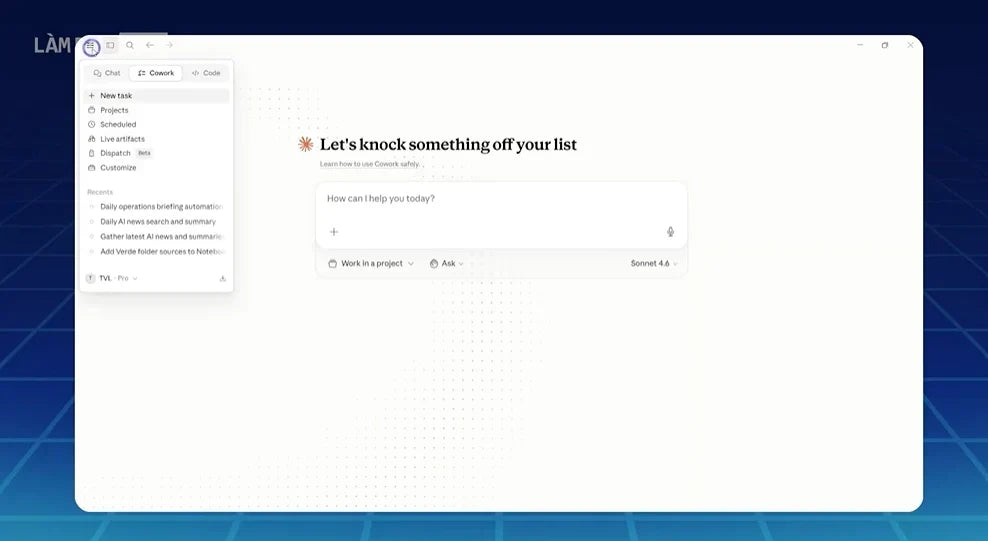 Cách tự động nhận tóm tắt lịch, tổng hợp email và báo cáo dự án bằng Claude Cowork
