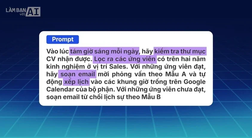 Cách tự động hóa lọc CV và gửi email tuyển dụng bằng AI Agent