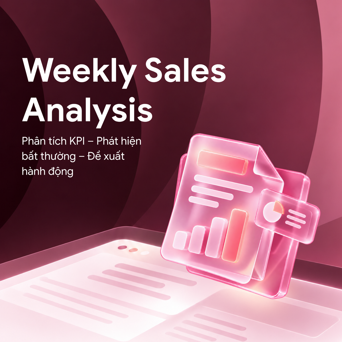 AI Weekly Sales Analysis Toolkit: Tự động phân tích báo cáo bán hàng tuần với AI