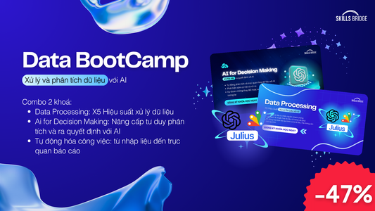 Data Bootcamp - Combo 2 khoá học AI For Decision Making và Data Processing