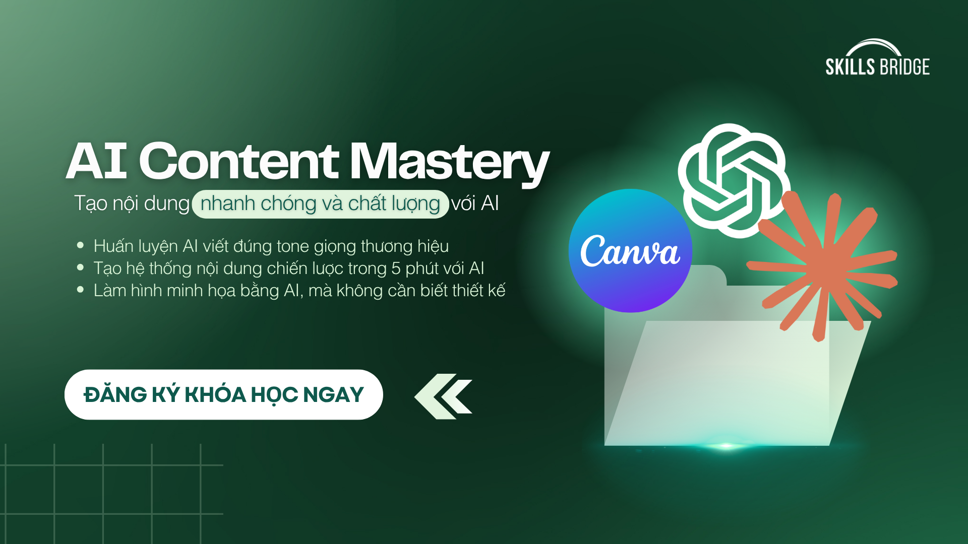 AI Content Mastery - Làm sao để tạo nội dung có cảm xúc, đúng giọng điệu thương hiệu với AI?