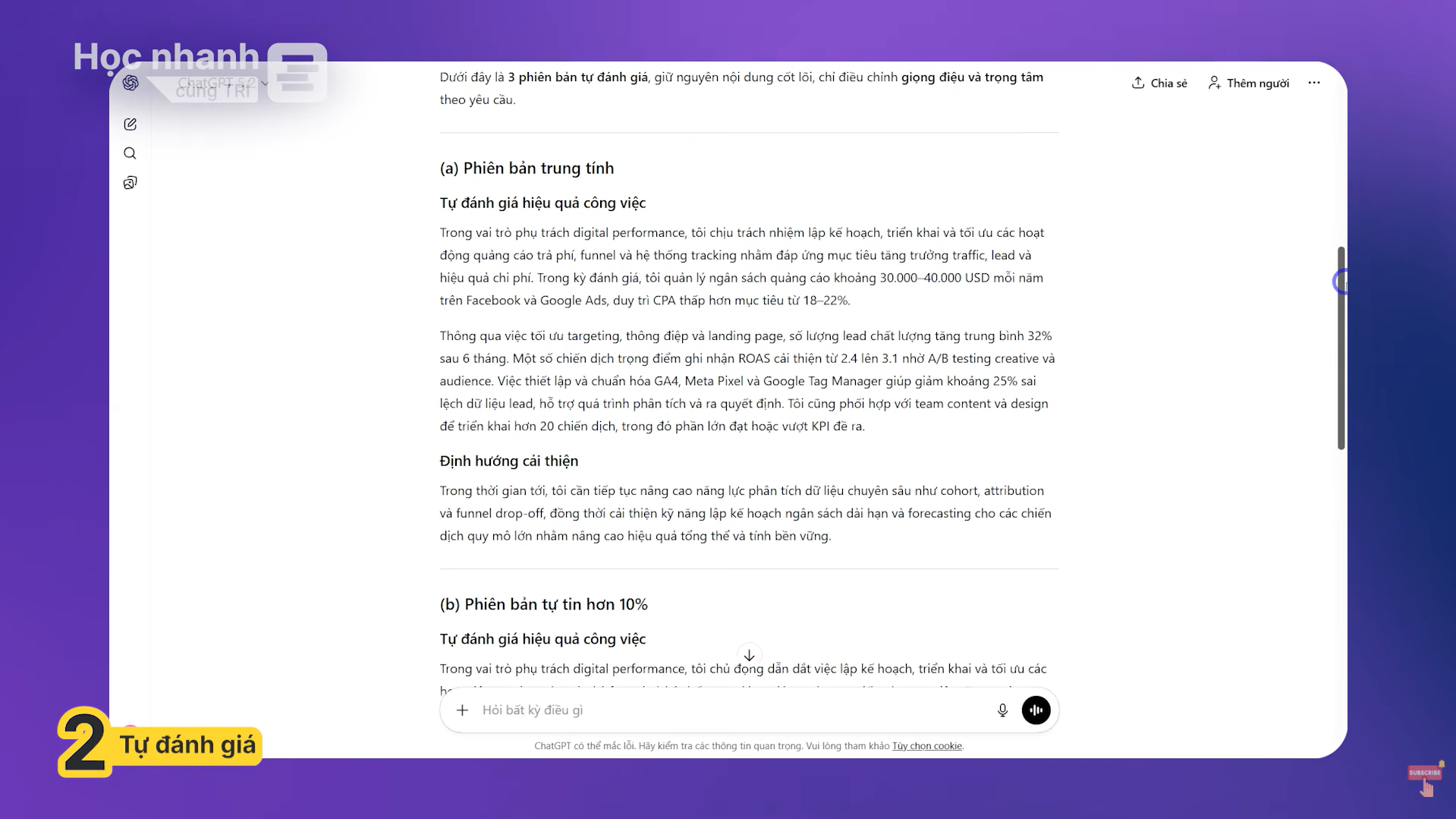 Nghiên cứu chuyên sâu với tính năng “Deep Research” tại ChatGPT