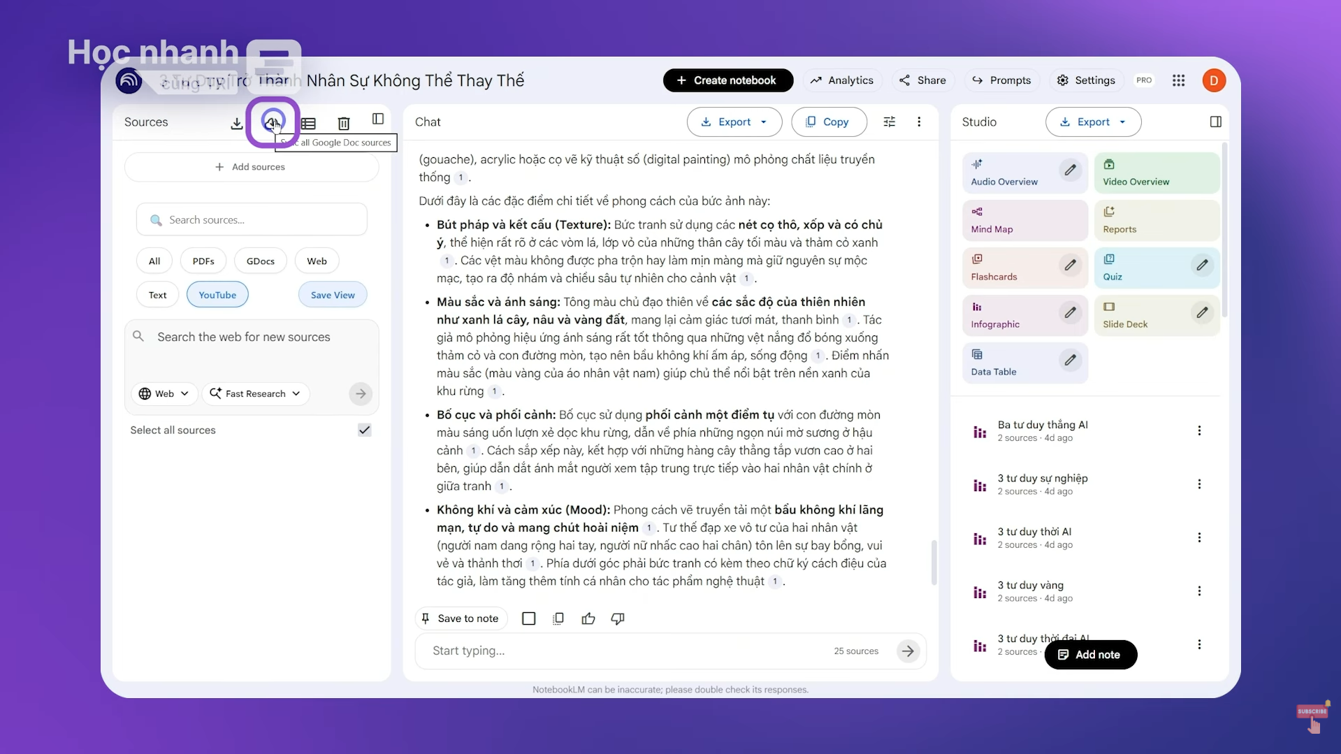Nghiên cứu chuyên sâu với tính năng “Deep Research” tại ChatGPT
