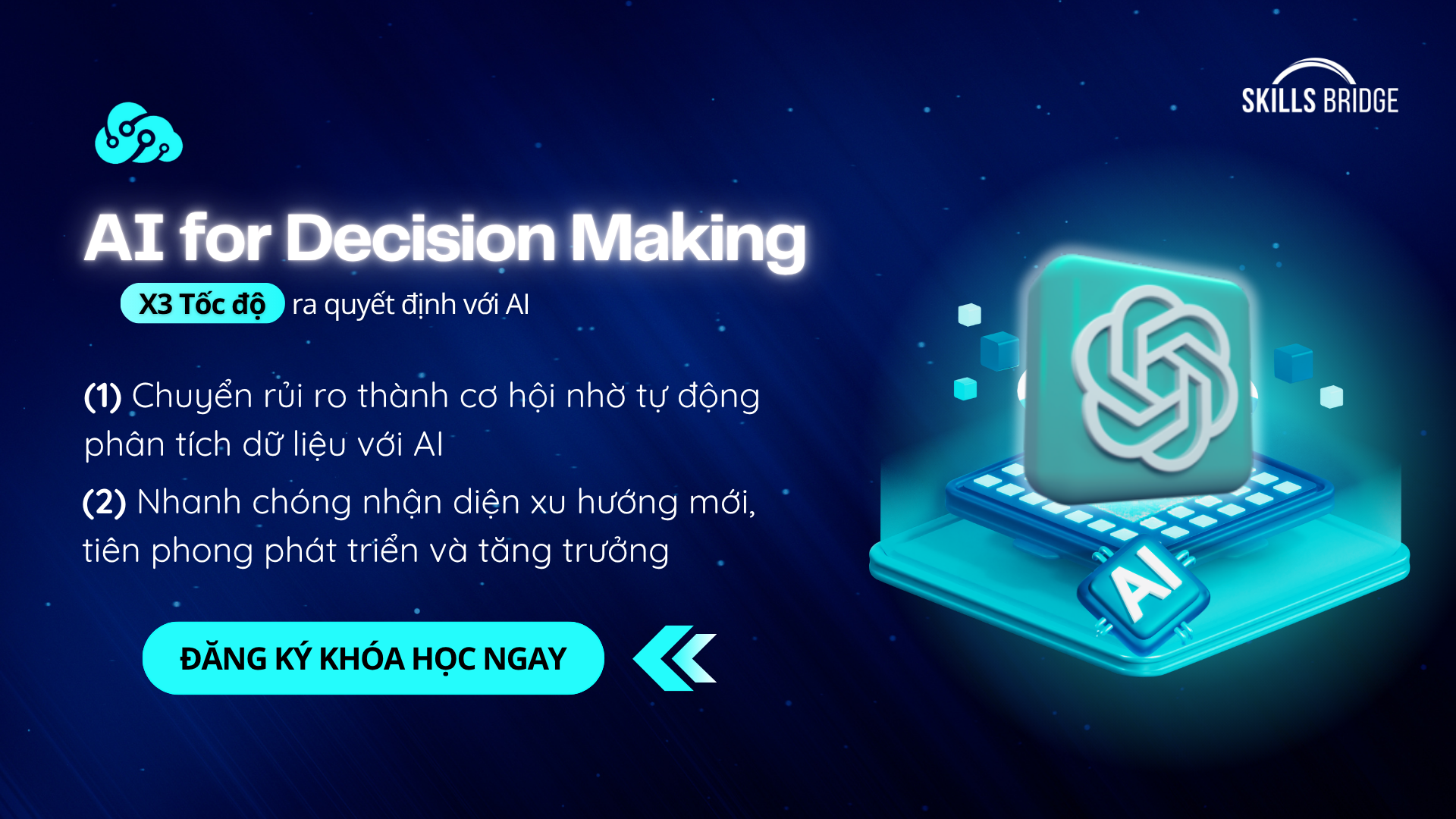 Data Bootcamp - Combo 2 khoá học AI For Decision Making và Data Processing
