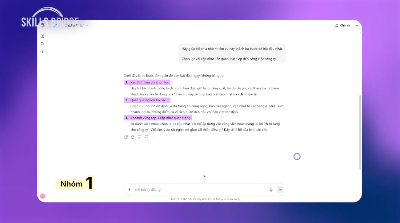 Nghiên cứu chuyên sâu với tính năng “Deep Research” tại ChatGPT
