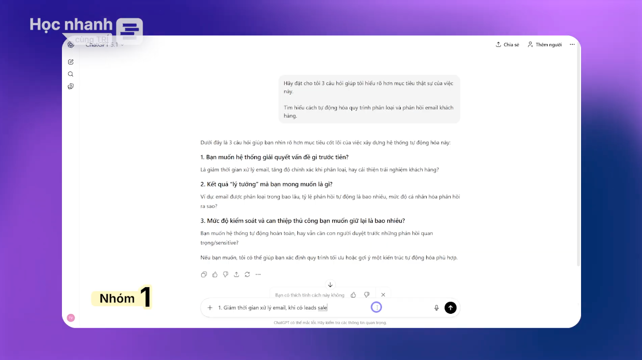 Nghiên cứu chuyên sâu với tính năng “Deep Research” tại ChatGPT
