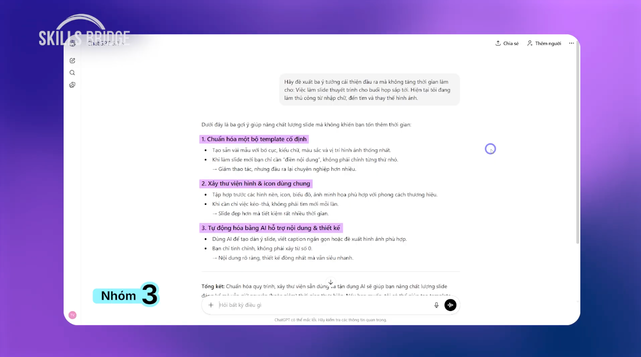 Nghiên cứu chuyên sâu với tính năng “Deep Research” tại ChatGPT