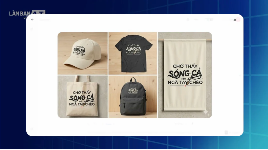 Tạo mockup chuyên nghiệp với Nano Banana Pro