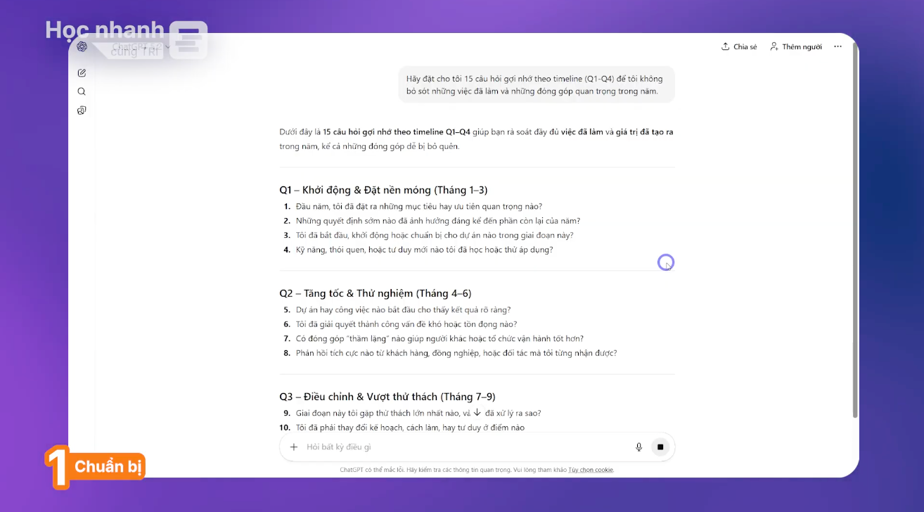 Nghiên cứu chuyên sâu với tính năng “Deep Research” tại ChatGPT
