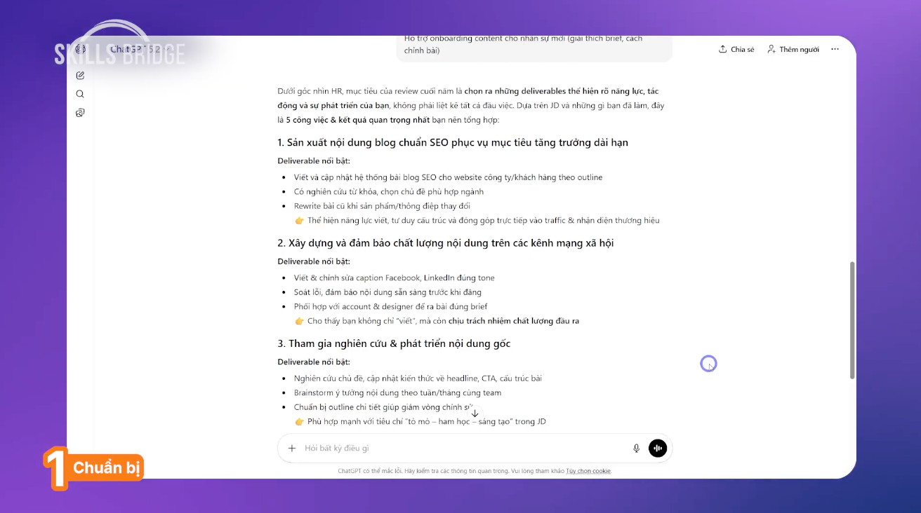 Nghiên cứu chuyên sâu với tính năng “Deep Research” tại ChatGPT