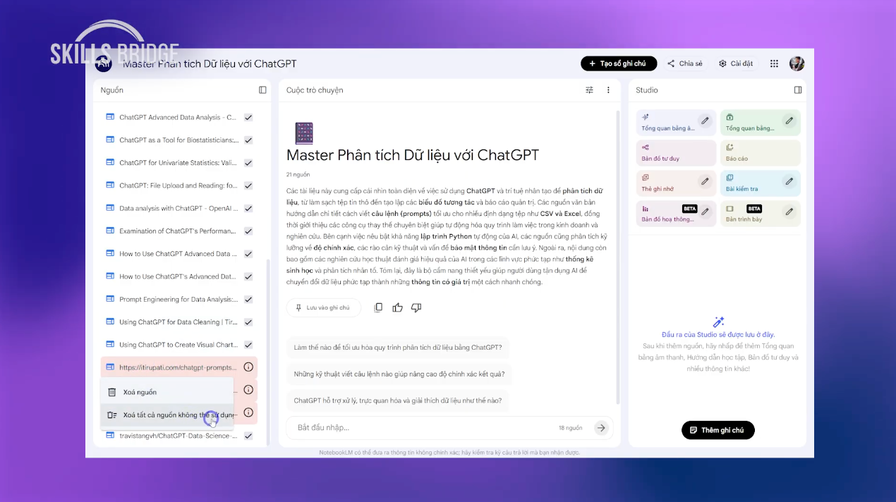 Nghiên cứu chuyên sâu với tính năng “Deep Research” tại ChatGPT
