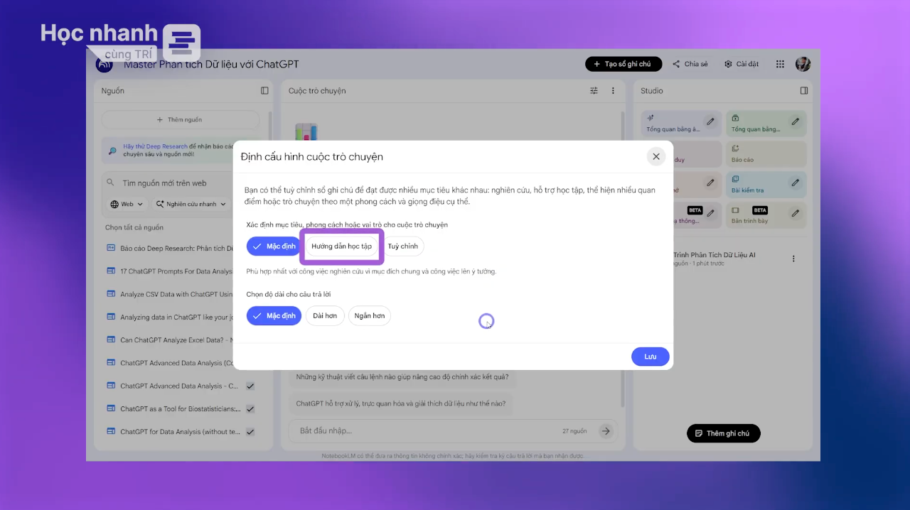 Nghiên cứu chuyên sâu với tính năng “Deep Research” tại ChatGPT