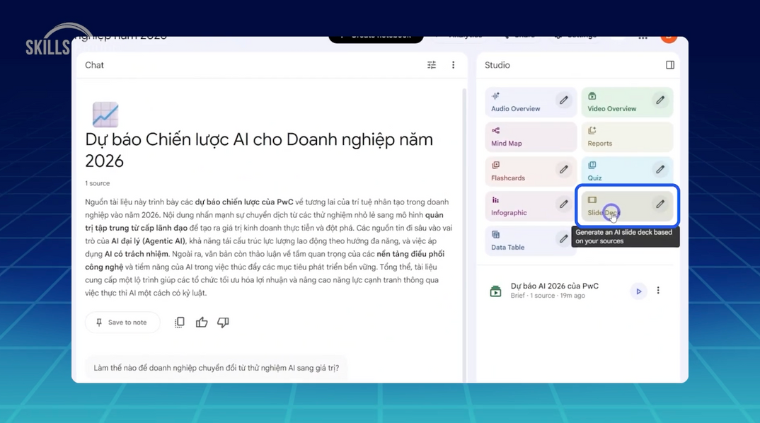 Ảnh minh họa: Tạo Slide Deck