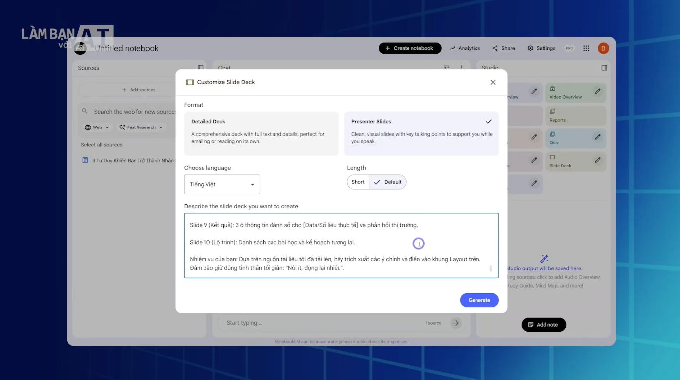 Nghiên cứu chuyên sâu với tính năng “Deep Research” tại ChatGPT